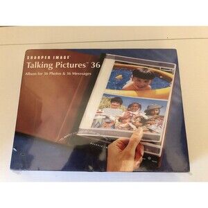 Sharper Image Talking Pictures 36:‎ Album for 36 Photos & Messages New Sealed